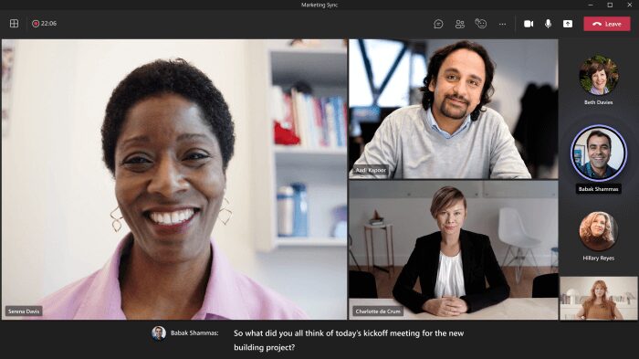 Microsoft Teams Live Captions is Now Generally Available