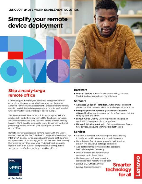 Simplify your remote device deployment