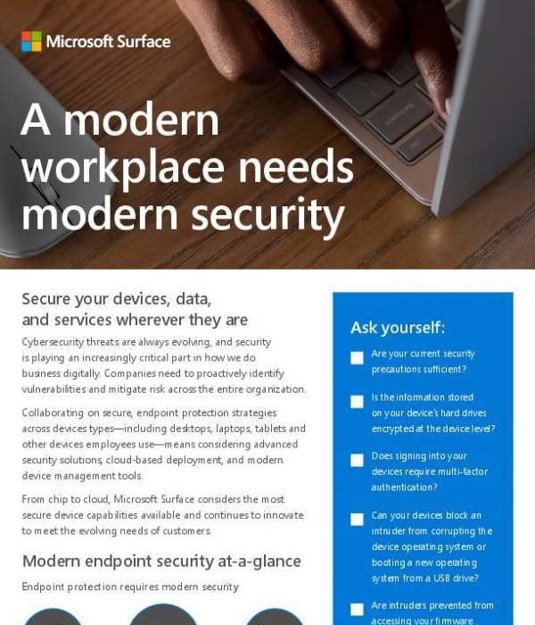 A Modern Workplace Needs Modern Security