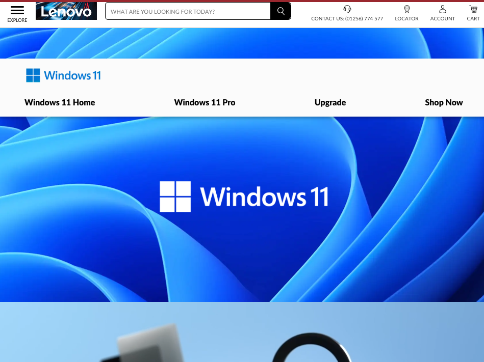 Lenovo and Microsoft Windows 11 Website Resources