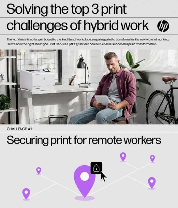 Solving the top 3 print challenges of hybrid work