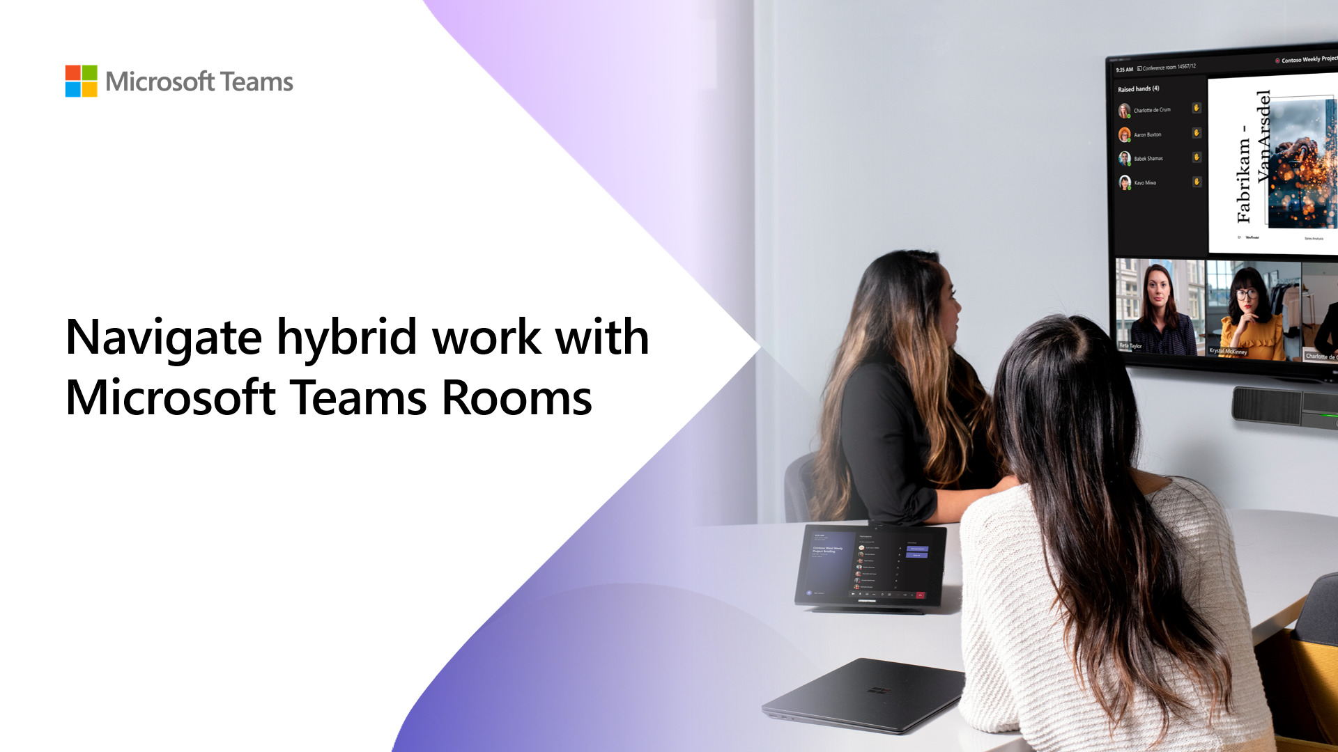 Navigate hybrid work with Microsoft Teams Rooms