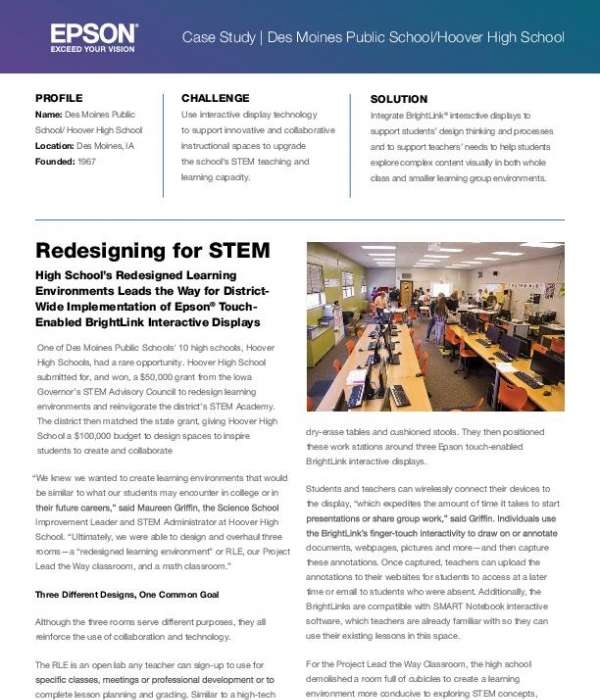 Redesigning for STEM