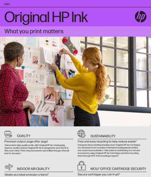 Original HP Ink: What you print matters