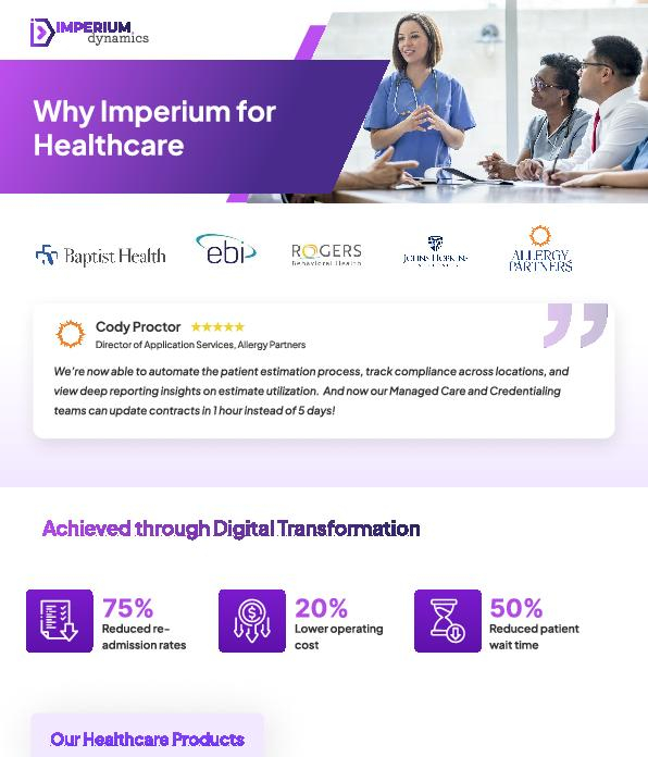 Why Imperium for Healthcare