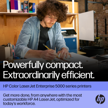 Request a demo of the HP Color LaserJet Enterprise 5000 today.