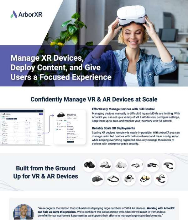 Manage XR Devices, Deploy Content, and Give Users a Focused Experience